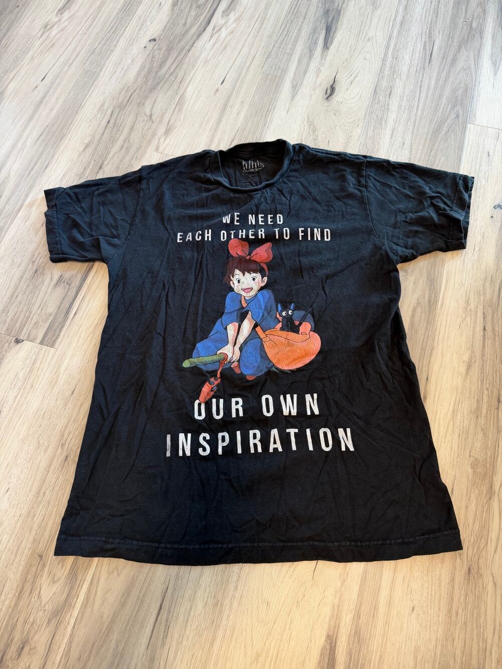 Bioworld Kiki's Delivery Service Women's Large Graphic Tee Studio Ghibli